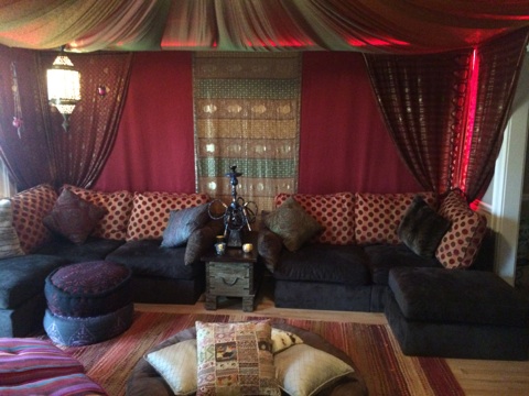 Lovesac Hookah Lounge featuring Sactionals