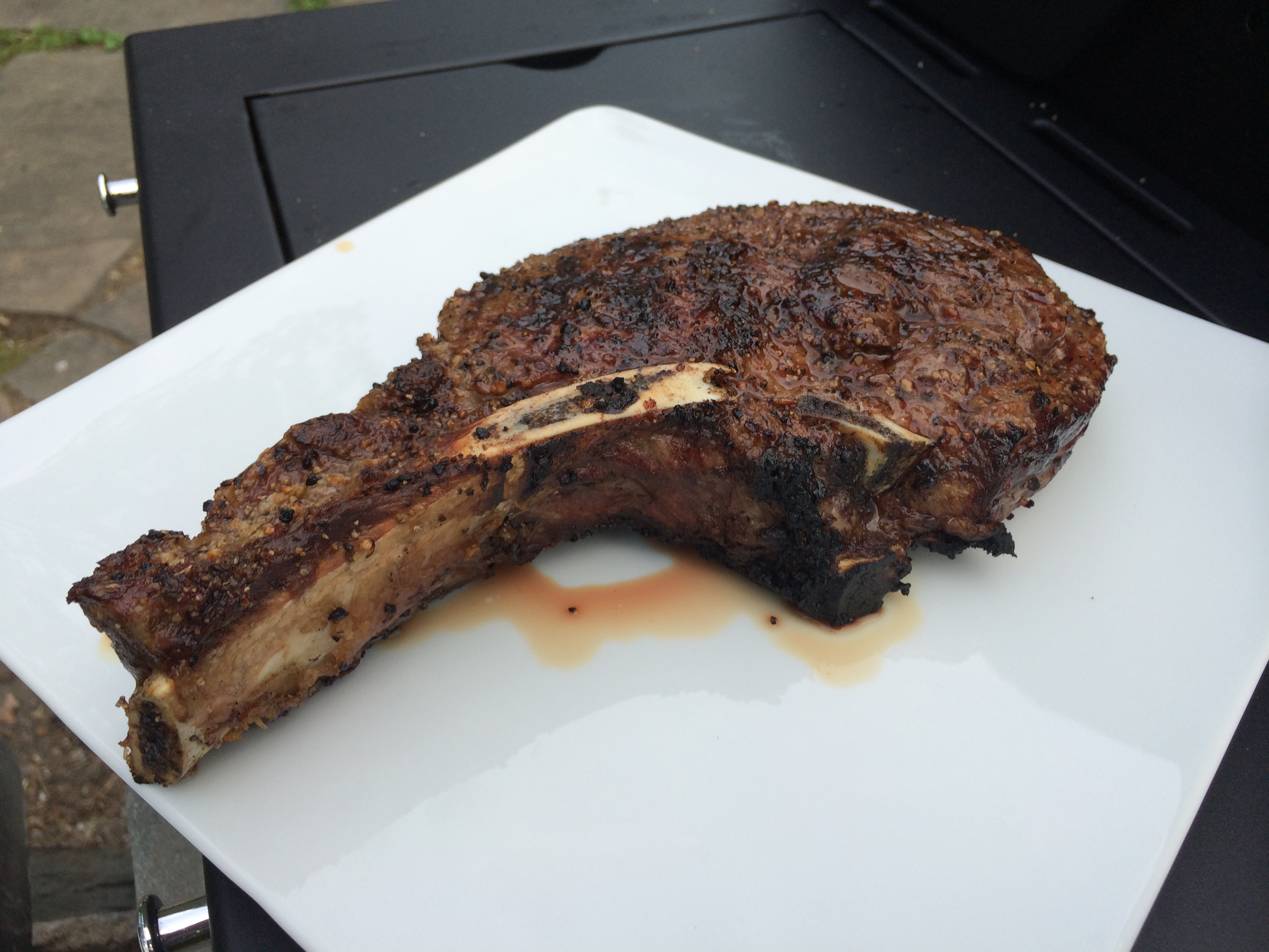A Ribeye Bullseye Grilling the Perfect Steak